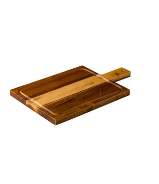 Sans Marque Plank met handvat groot 400 x 230 mm - Acacicia hout