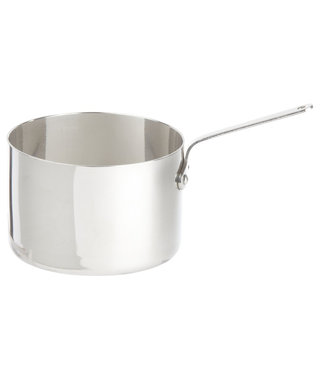 Sans Marque Steelpannetje mini hoog 60 x 90 mm - Roestvrijstaal | prijs & verp per 4 stuks