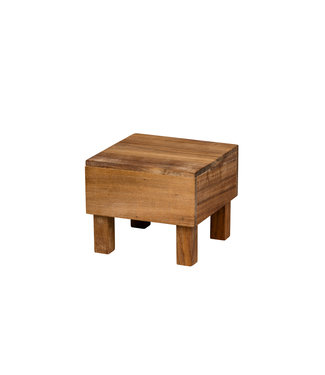 Sans Marque Blok 180 x 180 x 150 mm - Acacia hout