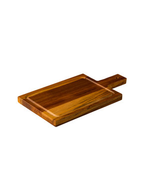 Sans Marque Plank met handvat klein 350 x 180 mm - Acacia hout