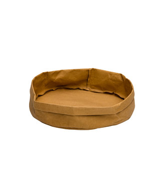 Sans Marque Broodmand wasbaar bruin 330 x 330 x 120 mm - Papier | prijs & verp per 12 stuks