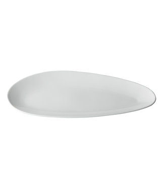 Q Fine China Bord cloud langwerpig 450 mm off  white - QFC | prijs & verp per 12 stuks