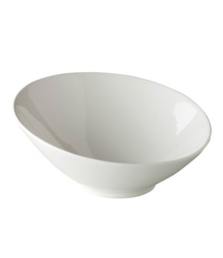 Q Fine China Kom schuin 175 mm off white - QFC | prijs & verp per 6 stuks