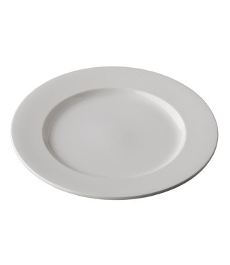 Q Fine China Bord met rand 310 mm off white - QFC | prijs & verp per 3 stuks