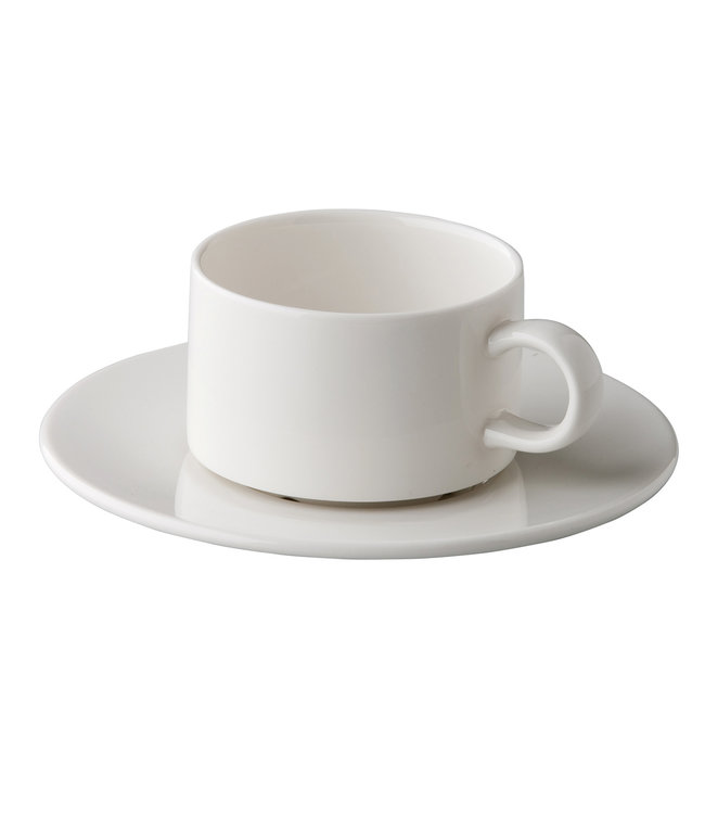 Schotel stapelbaar 150 mm off white - QFC | prijs & verp per 6 stuks