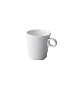 Q Basic Cappuccinokop conisch 22 cl wit - Q Basic | prijs & verp per 6 stuks