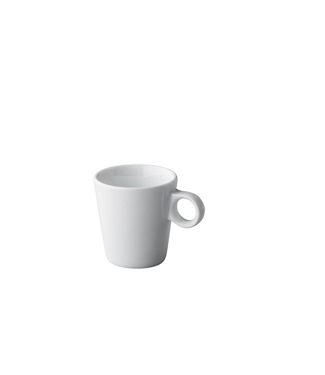 Koffiekop conisch 18 cl wit - Q Basic | prijs & verp per 12 stuks