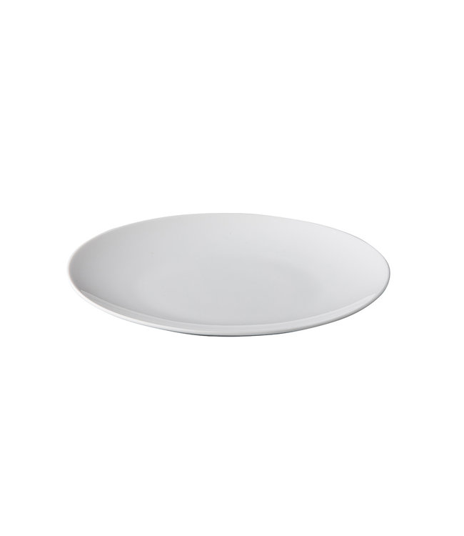 Bord coupe 220 mm wit - Q Basic | prijs & verp per 24 stuks