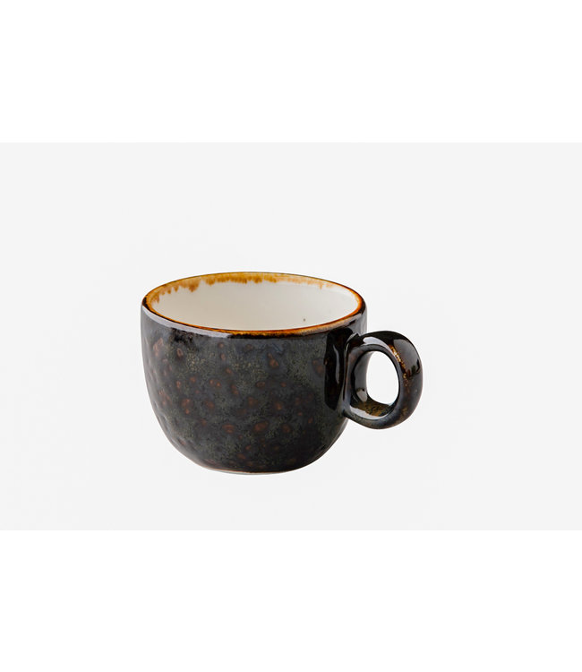 Koffiekop stapelbaar bruin 16 cl - Jersey bruin | prijs & verp per 6 stuks