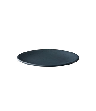 Bord mat donkergrijs 228 mm - Tinto | prijs & verp per 6 stuks