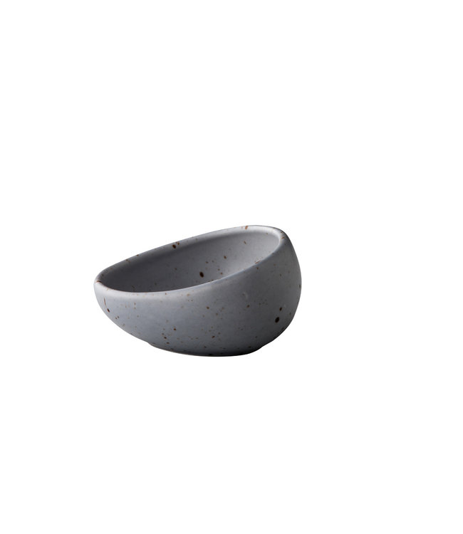 Kom schuin S mat grijs 89 mm - Tinto | prijs & verp per 6 stuks