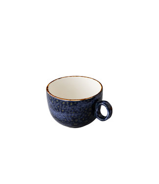 Koffiekop stapelbaar 16 cl - Jersey blauw | prijs & verp per 6 stuks