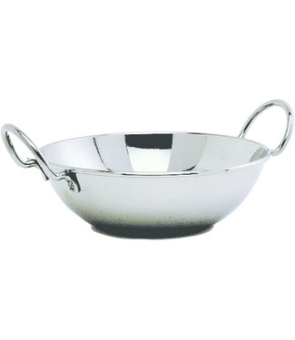 Sans Marque Schaaltje mini met handvat 150 mm - Roestvrijstaal | prijs & verp per 12 stuks