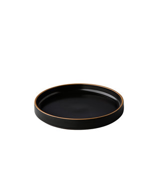 Bord Japan zwart 150 mm | prijs & verp per 6 stuks