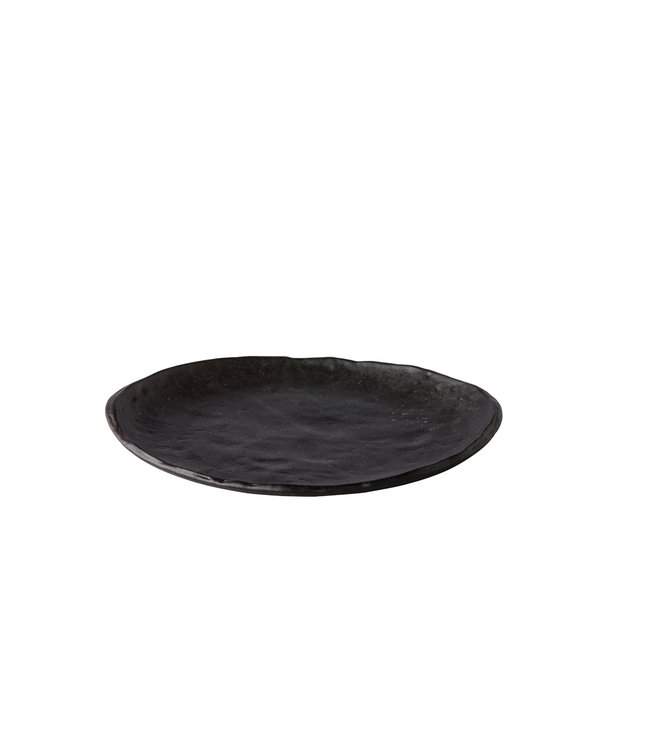 Bord 210 mm zwart - Oyster | prijs & verp per 4 stuks