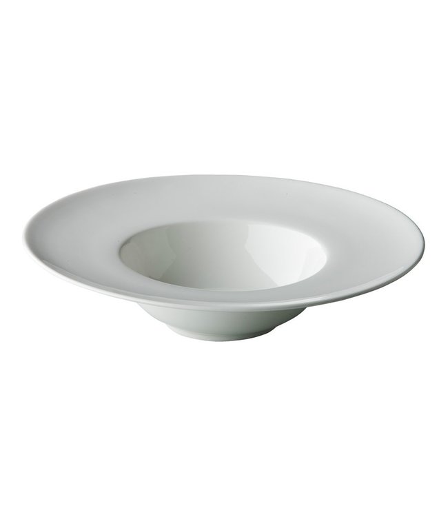 Bord diep met brede rand 275 mm off white - QFC | prijs & verp per 12 stuks