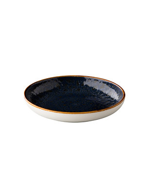 Q Authentic Bord diep rond 235 mm - Jersey blauw | prijs & verp per 6 stuks