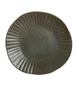 Q Authentic Bord green 285 mm - Q Authentic Stone | prijs & verp per 6 stuks