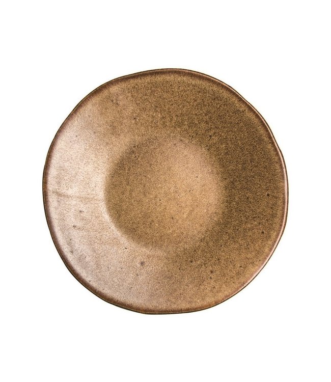 Bord 160 mm Stone Brown - Q Authentic | prijs & verp per 8 stuks
