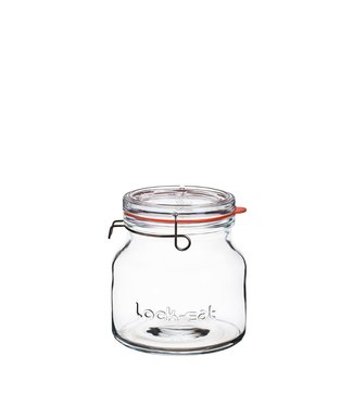 Sans Marque Pot met deksel 1.5 ltr - Lock-Eat | prijs & verp per 2 stuks