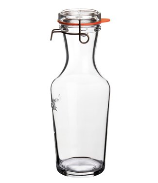 Sans Marque Karaf met deksel 1 ltr - Lock-Eat | prijs & verp per 2 stuks