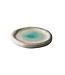 Bord hoog 250 mm - Blue Lagoon | prijs & verp per 12 stuks