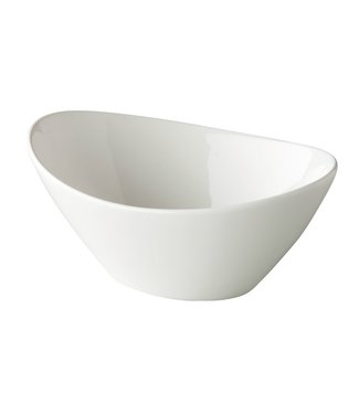 Q Fine China Kom ovaal 160 x 115 mm off white - QFC | prijs & verp per 6 stuks