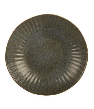 Q Authentic Bord coupe green 265mm - Q Authentic Stone | prijs & verp per 4 stuks