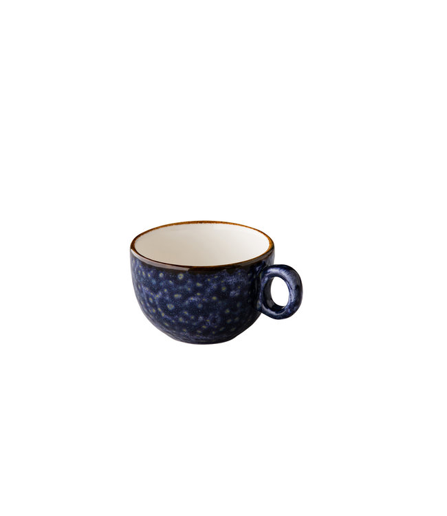 Cappuccinokop stapelbaar 20 cl - Jersey blauw | prijs & verp per 6 stuks