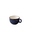 Q Authentic Cappuccinokop stapelbaar 20 cl - Jersey blauw | prijs & verp per 6 stuks