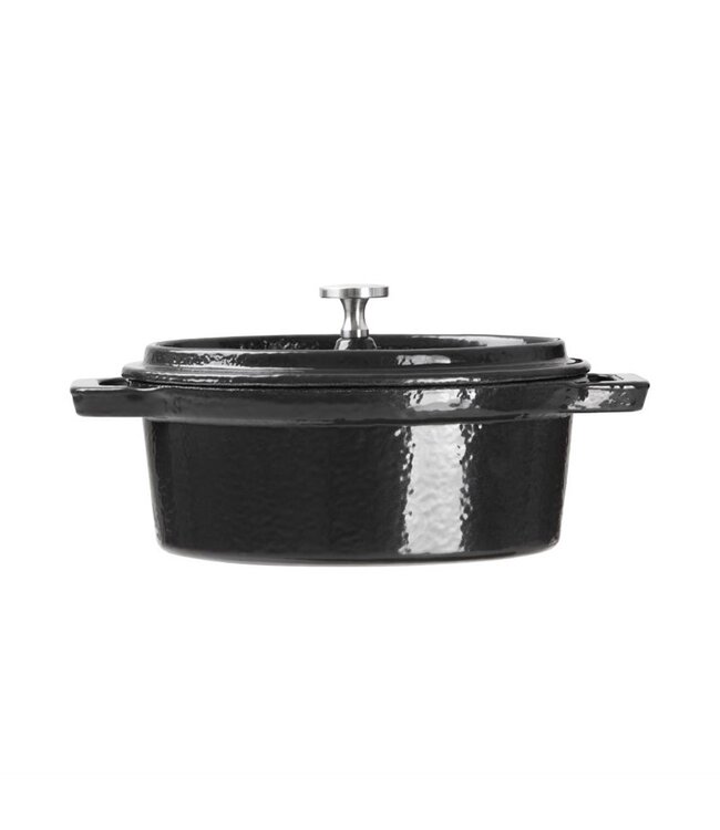 Braadpan mini ovaal 31,5 cl 94 x 155 x 49 mm zwart gietijzer - Fusion basic