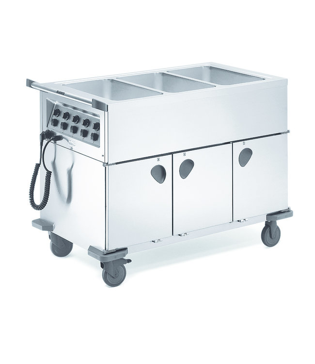 Voedseluitschepwagen 3x 1/1GN + 3 compartimenten SAG 3 - B.PRO