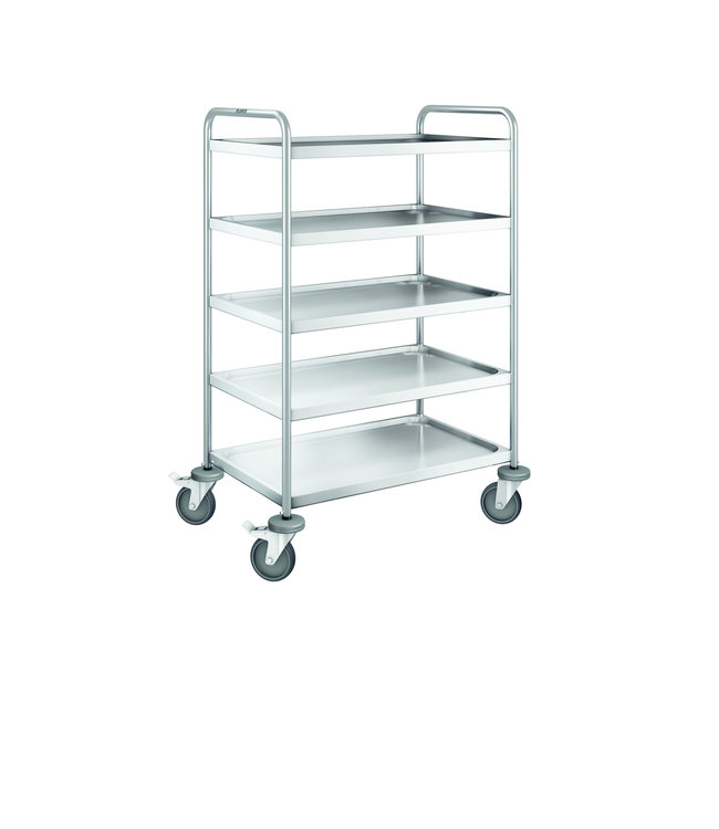 Serveerwagen SW 8x5-5 900 x 600 x 1290 mm uitw. - Blanco / B.PRO