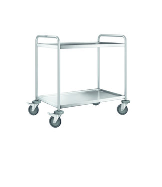 Blanco / B.PRO Serveerwagen SW 9x6-2 1000 x 650 x 950 mm uitw. - Blanco / B.PRO