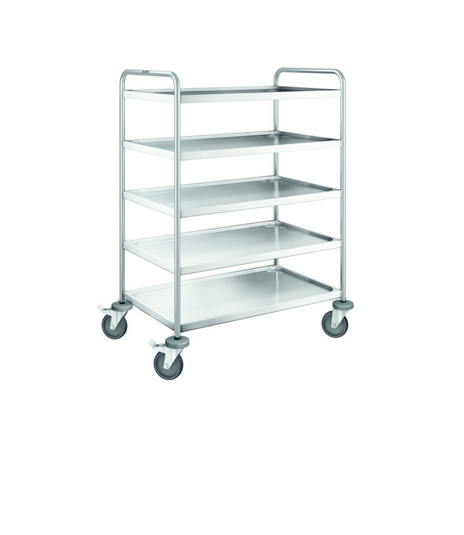 Serveerwagen SW 9x6-5 1000 x 650 x 1290 mm uitw. - Blanco / B.PRO