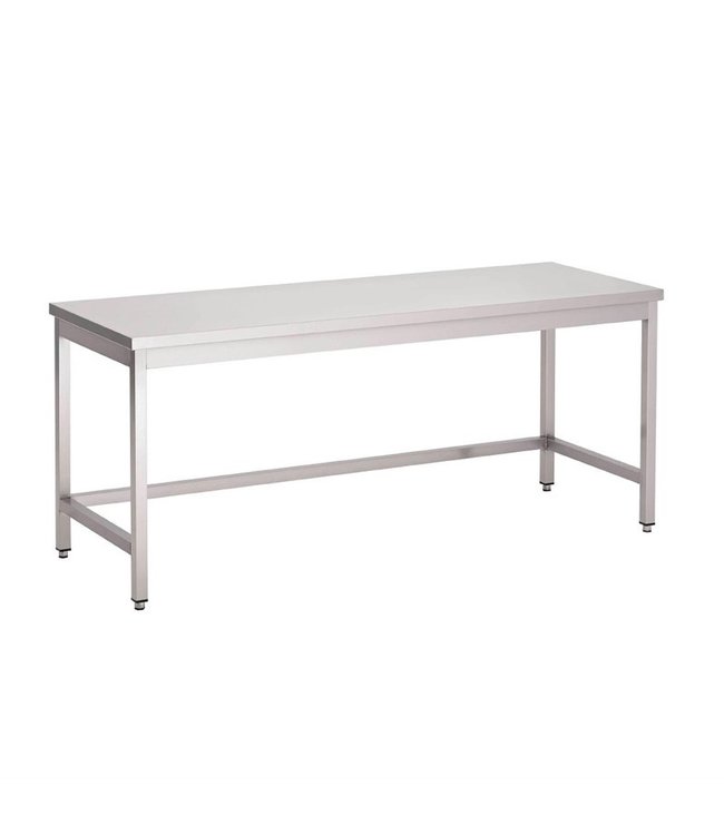 Werktafel zonder onderblad (div afm: 700-2000 x 700 mm) - Roestvrijstaal
