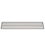 Fusion plus Wandplank open (div afm: 1000-2000 x 400 mm) - Roestvrijstaal