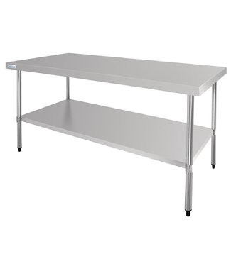 Fusion basic Werktafel 1800 mm roestvrijstaal - Fusion basic