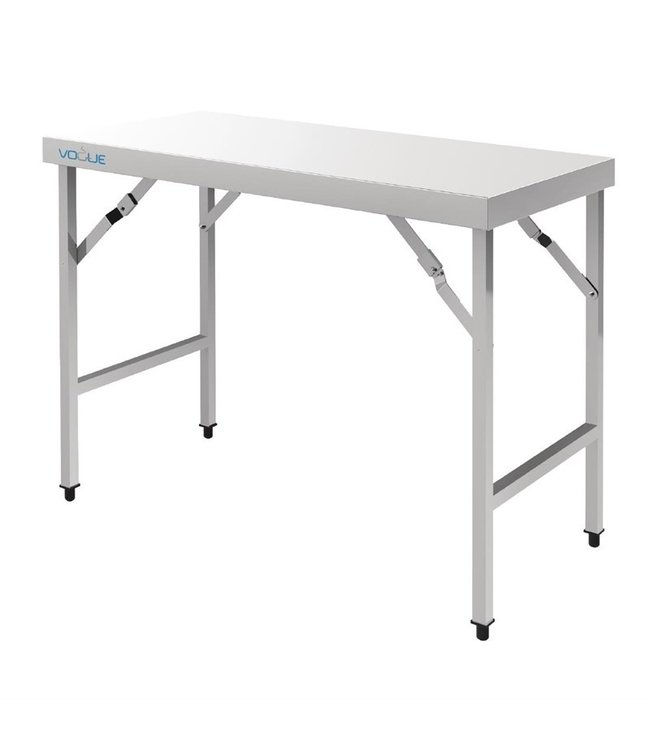 Werktafel inklapbaar 1800 mm roestvrijstaal - Fusion basic