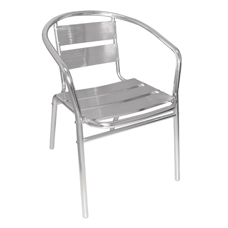 Achtervolging Festival begroting stapelbare aluminium stoel | prijs & verp per 4 stuks - KeK Horeca