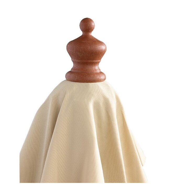 Parasol rond cremé 2,5 x 2,37 mtr - Hout