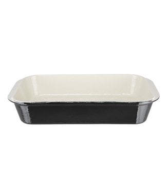 Fusion basic Gratineerschaal rechthoekig zwart 405 x 250 x 70 mm gietijzer - Fusion basic