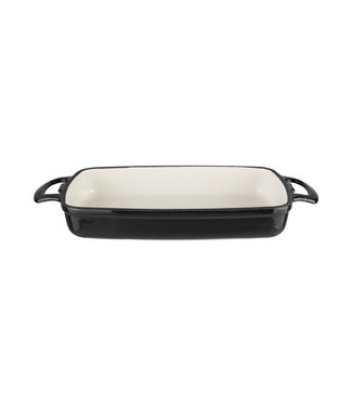 Fusion basic Ovenschaal rechthoekig zwart 2,8 ltr 295 x 220 x 50 mm gietijzer - Fusion basic