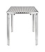 Bistrotafel vierkant 600 x 600 x 720 mm - Roestvrijstaal