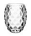 Fusion plus Theelichthouder transparant diamant 75 x 100 mm glas - Fusion plus| prijs & verp per 6 stuks