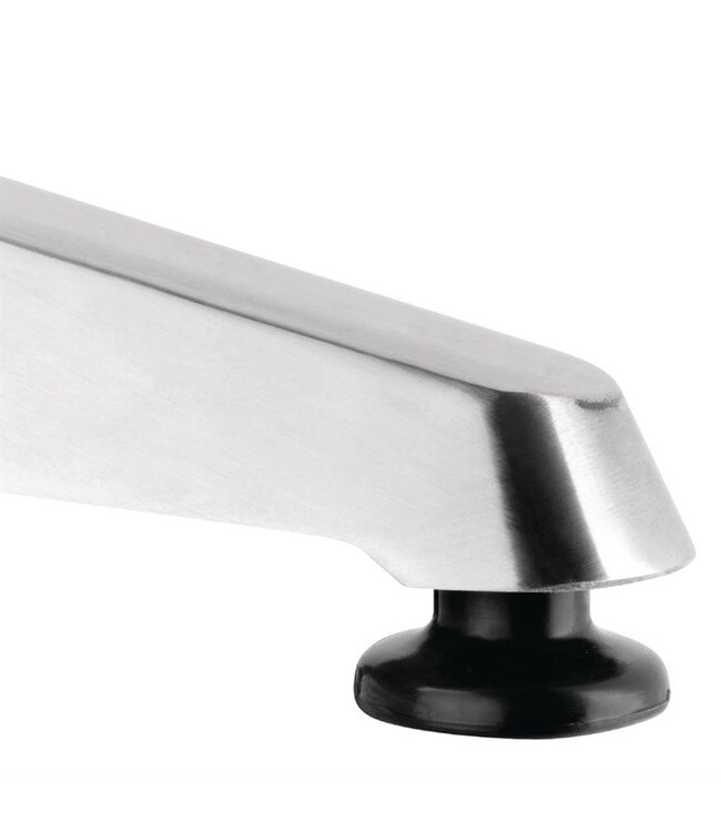 Bistrotafel vierkant met essenhouten blad 700 x 700 x 720 mm - Staal