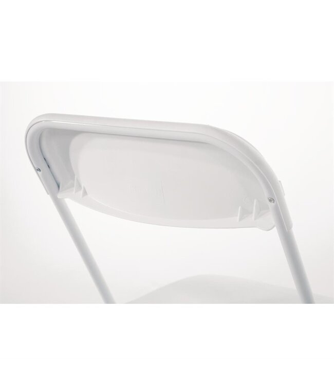 Stoel opklapbaar wit 440 x 480 x 800 mm - Polypropyleen | prijs & verp per 10 stuks