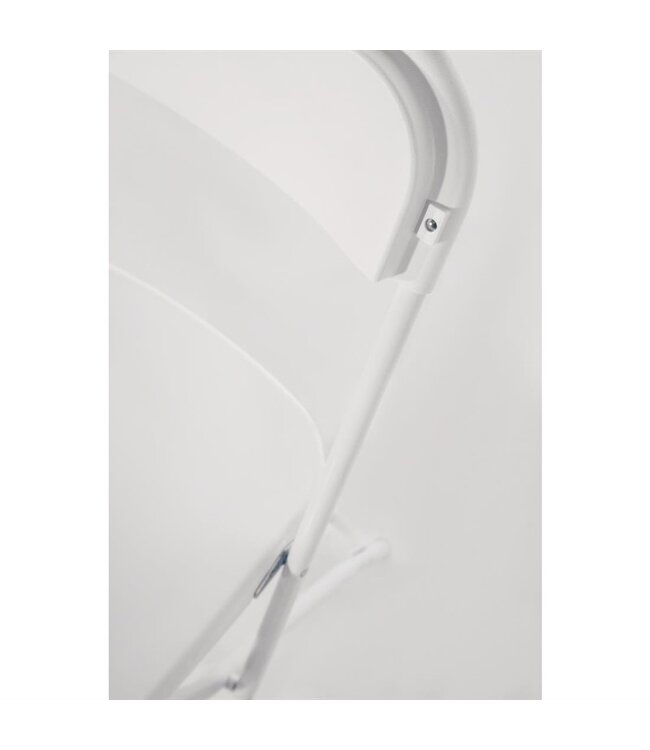 Stoel opklapbaar wit 440 x 480 x 800 mm - Polypropyleen | prijs & verp per 10 stuks
