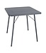Tafel opklapbaar vierkant grijs 700 x 700 x 710 mm - Staal