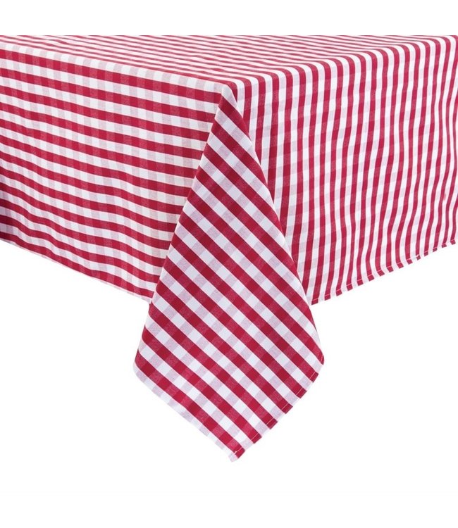 Tafelkleed rood-wit (div afm: 890 - 1780 mm) - Mitre Comfort Gingham